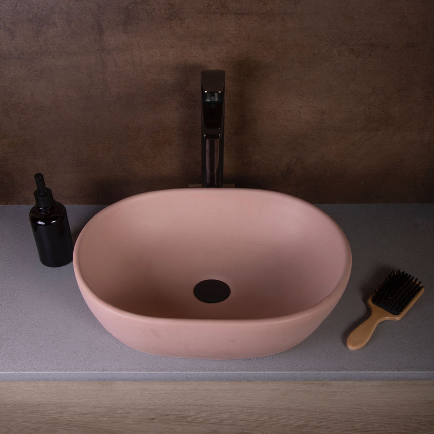 Consculpt Mavora Concrete Vanity Top Light Pink